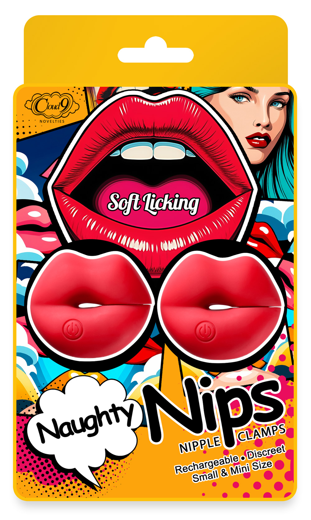 Cloud 9 Naughty Nips Nipple Clamps - Red