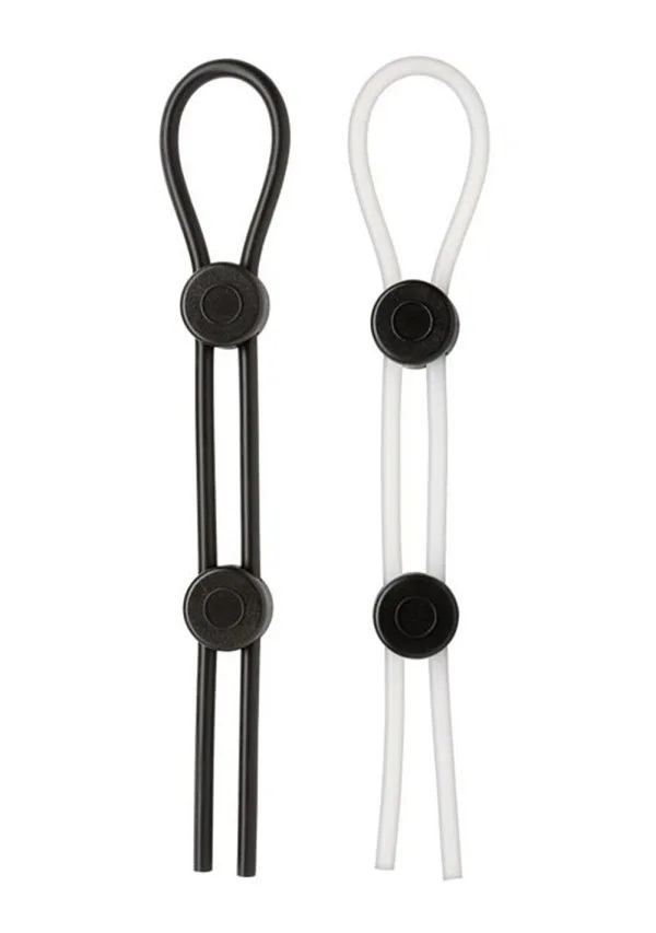 Cloud 9 Pro Sensual XL Cock Ring 2-Pack - Black/white