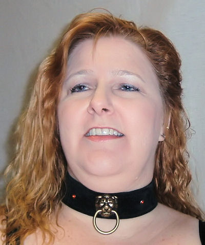 Black Suede Lions Head Choker