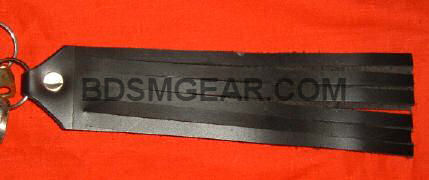 Leather Key Ring Flogger - Mini Flogger Keychain by BDSMGear