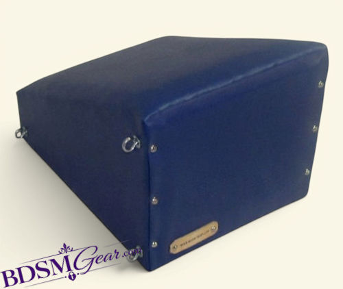 Wood and Leather Sex Wedge - BDSM Bondage Wedge by BDSMGear