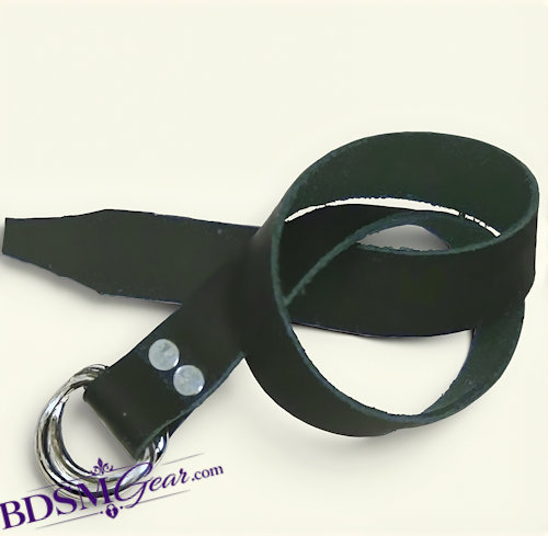 1 Inch Wide Leather Strapping with D-Ring