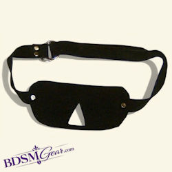 Black Suede Blindfold