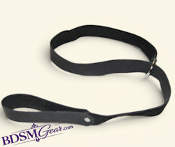 Wide Leather Choker Strap BDSM Collar