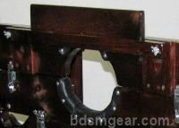 Deluxe Dungeon Stockade headpiece adjustment detail