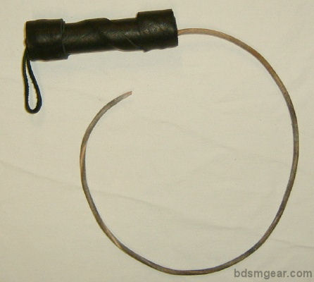 Australian Style Single Tail Leather Whip