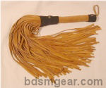 101 Lash Tan Suede Flogger