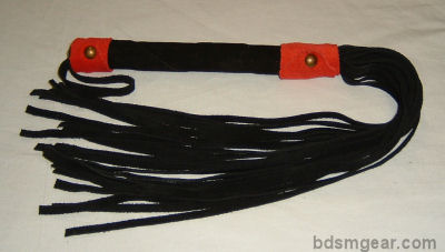 Standard Black Suede Flogger