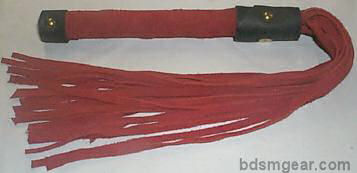 Standard Red Suede Flogger