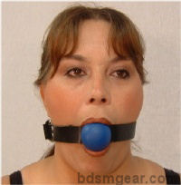 Blue Ball Gag