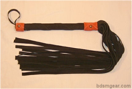 King Size Black Suede Flogger