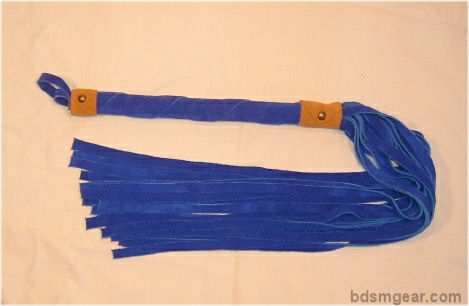 King Size Blue Suede Flogger