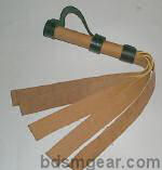 2 Foot Mini Gorean Flogger, Tan Leather