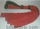 2 Foot Mini Gorean Flogger, Red Suede